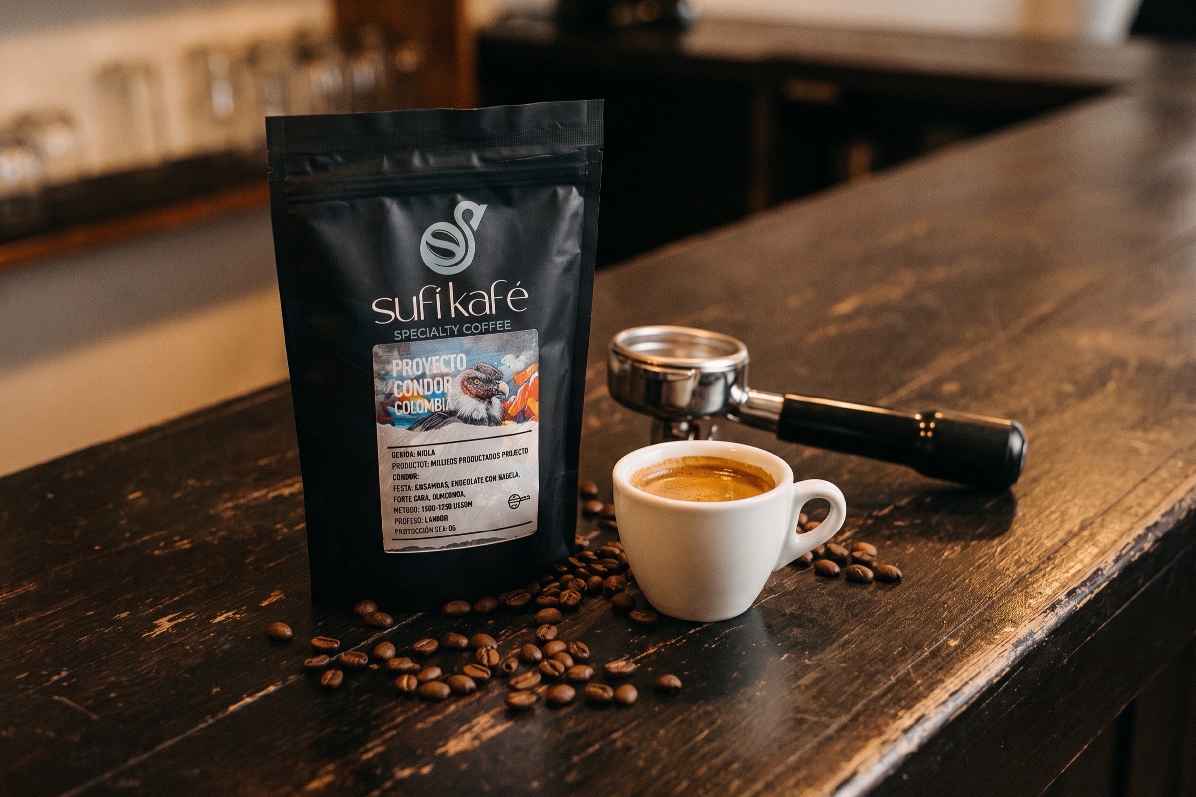 Proyecto Cóndor Huila, el espresso de Sufí Kafé